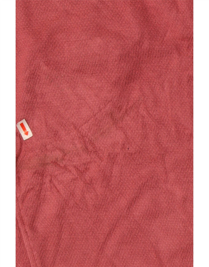 Moletom masculino Ted Baker com zíper e gola alta tamanho 4 grande viscose rosa