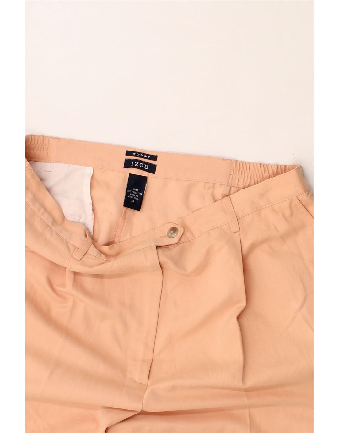 IZOD Womens Pegged Cropped Trousers US 14 XL W34 L26 Pink Vintage Izod and Second-Hand Izod from Messina Hembry 