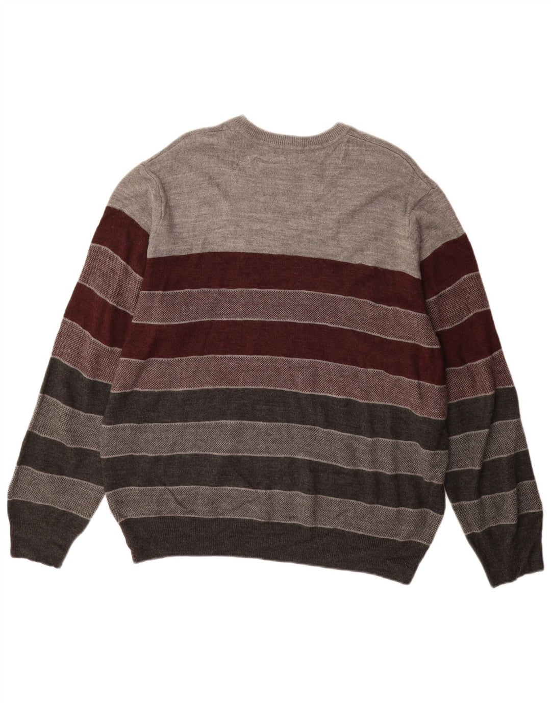 Suéter masculino Dockers com gola redonda XL acrílico listrado multicolorido