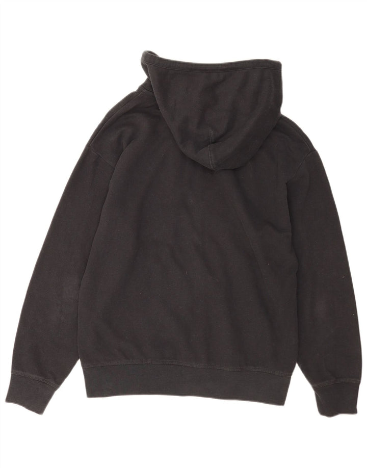 Suéter masculino Levi's com capuz e zíper médio preto algodão