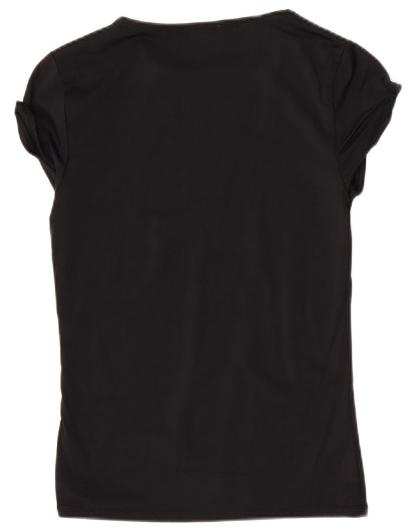 Camiseta feminina Zara UK 12 médio preto