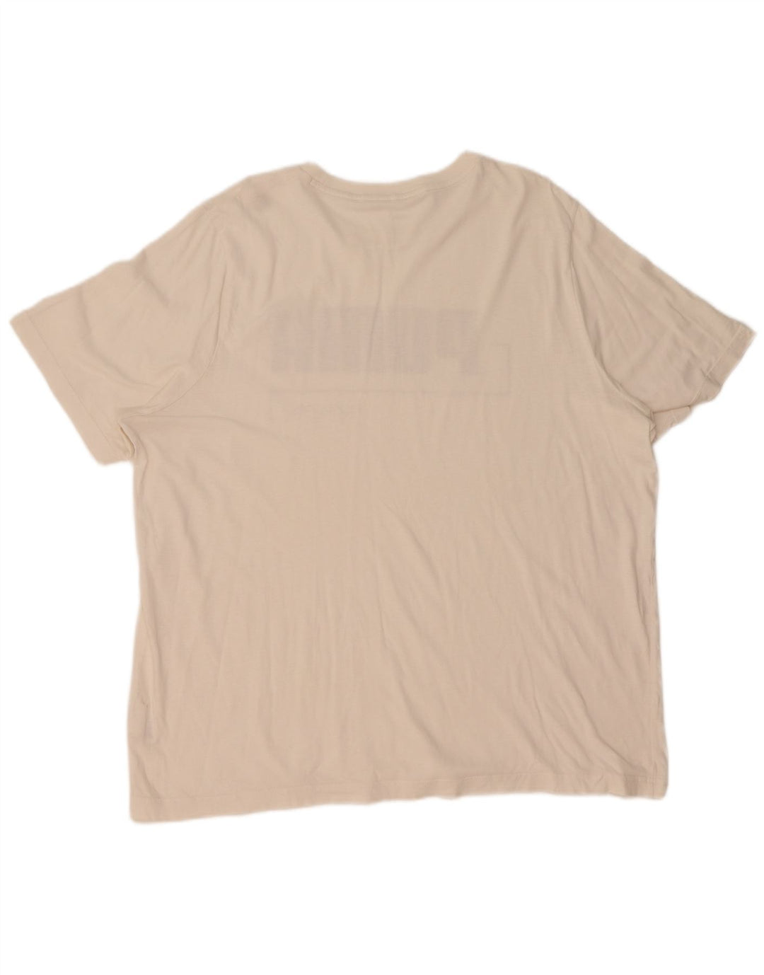 Camiseta masculina gráfica Puma Top 2XL algodão branco