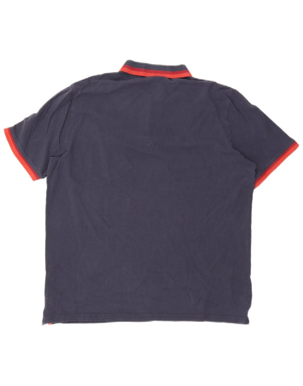 Camisa polo masculina Diadora XL azul marinho listrado