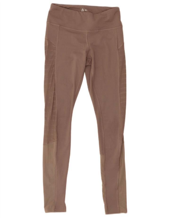 Leggings Reebok Mulher UK 4/6 XS Bege