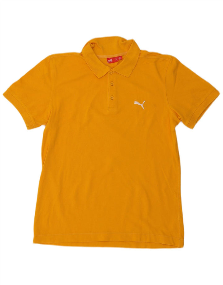 Camisa polo masculina PUMA amarelo médio
