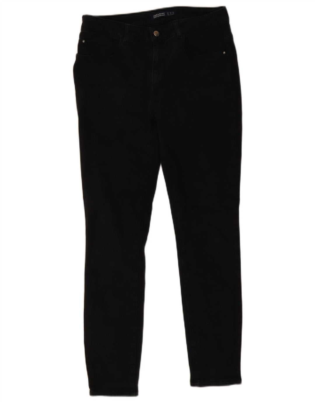 Zara Mens Slim Jeans EU 44 Grande W34 L28 Preto