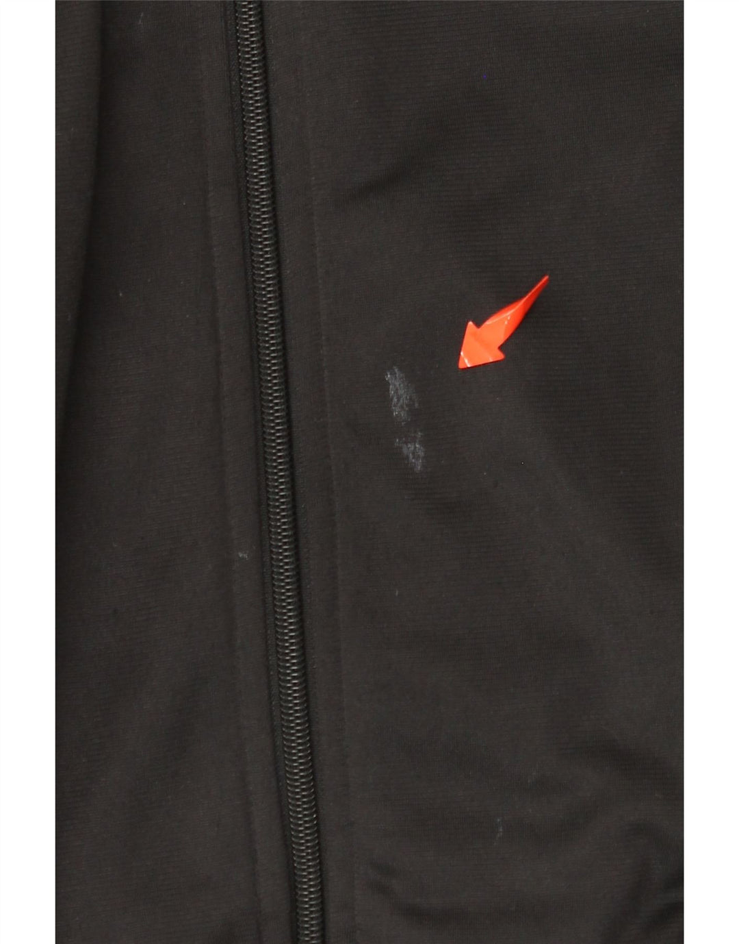 REEBOK Mens Graphic Tracksuit Top Jaqueta Médio Poliéster Preto