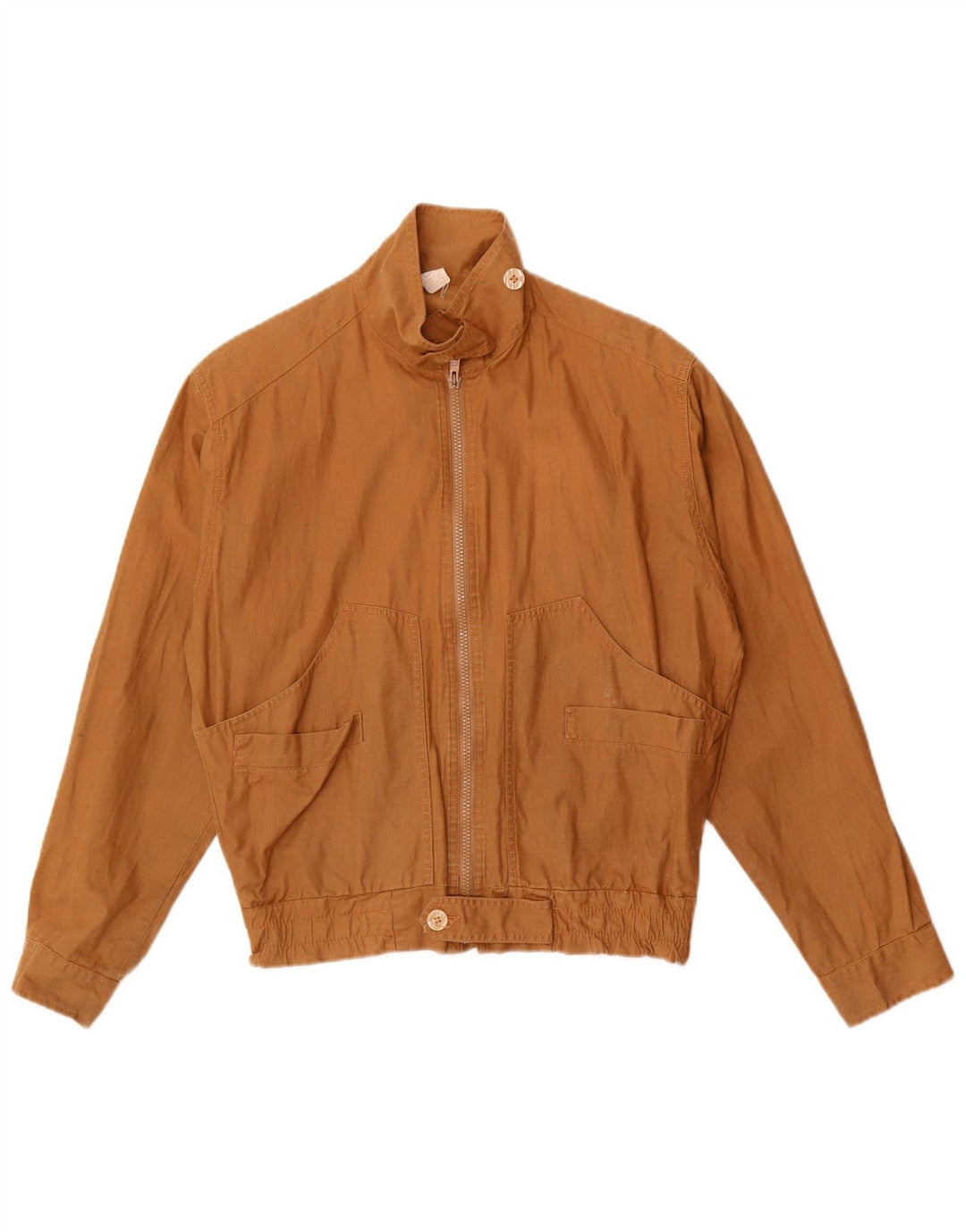 Jaqueta bomber feminina vintage IT 44 marrom médio