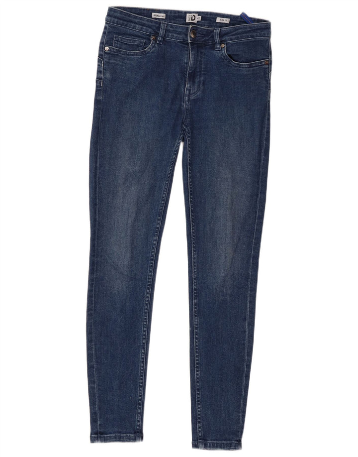 Calça jeans feminina Dack's Slim IT 42 médio W30 L28 algodão azul