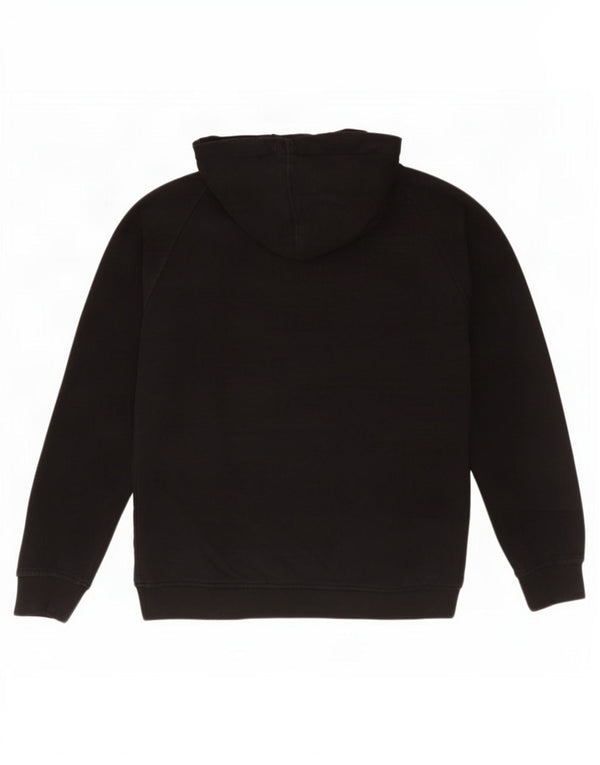 Kappa Mens Graphic Hoodie Jumper Pequeno Preto