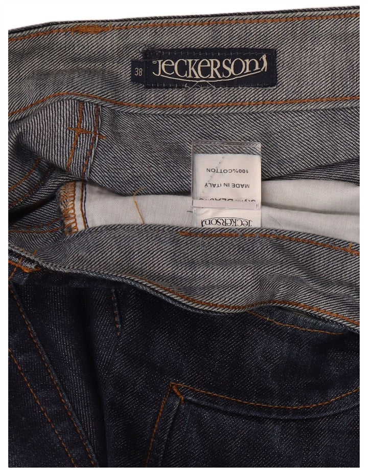 Jeans retos masculinos JECKERSON W38 L36 algodão azul