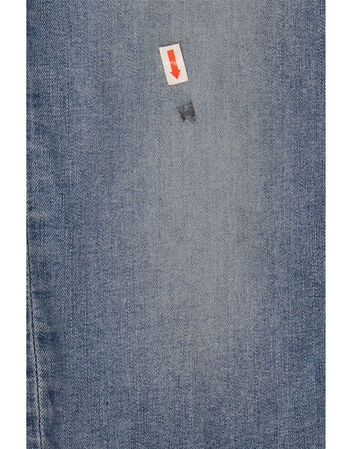 Calça jeans feminina Levi's 712 Crop Slim W31 L25 azul algodão