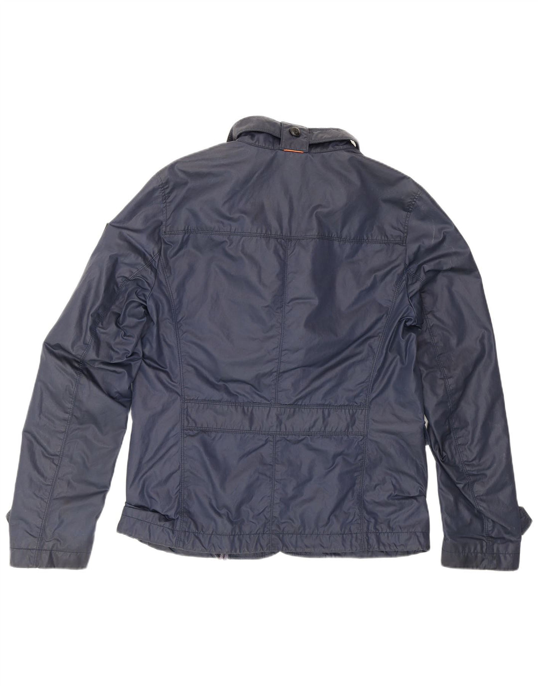 Jaqueta utilitária masculina Hugo Boss EU 50 grande algodão azul marinho