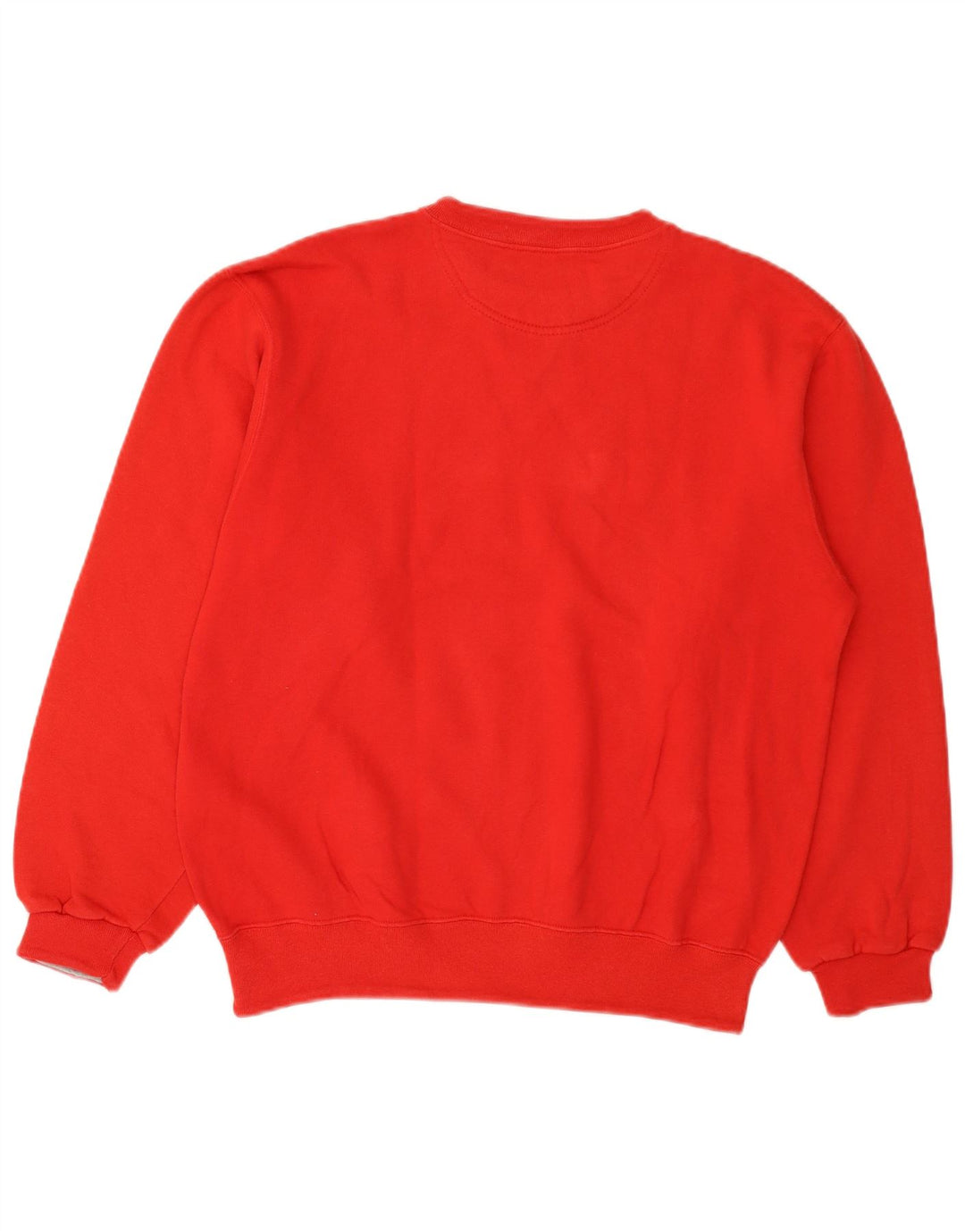 CHAMPION Suéter gráfico masculino pequeno algodão vermelho