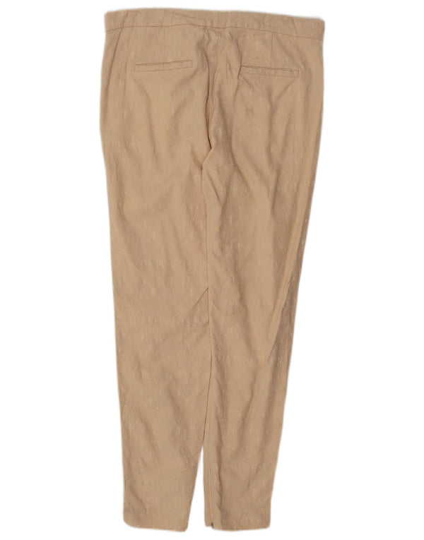 Calça Chino Cônica Feminina Zara Médio W28 L28 Bege Viscose