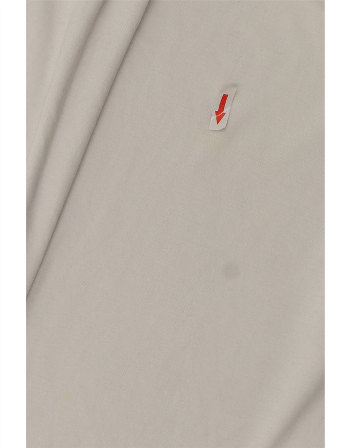 Camisa polo masculina Ted Baker tamanho 5 XL algodão branco