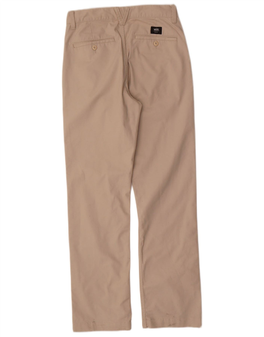 VANS Mens Relaxed Fit Chino Calças W28 L30 Poliéster Bege