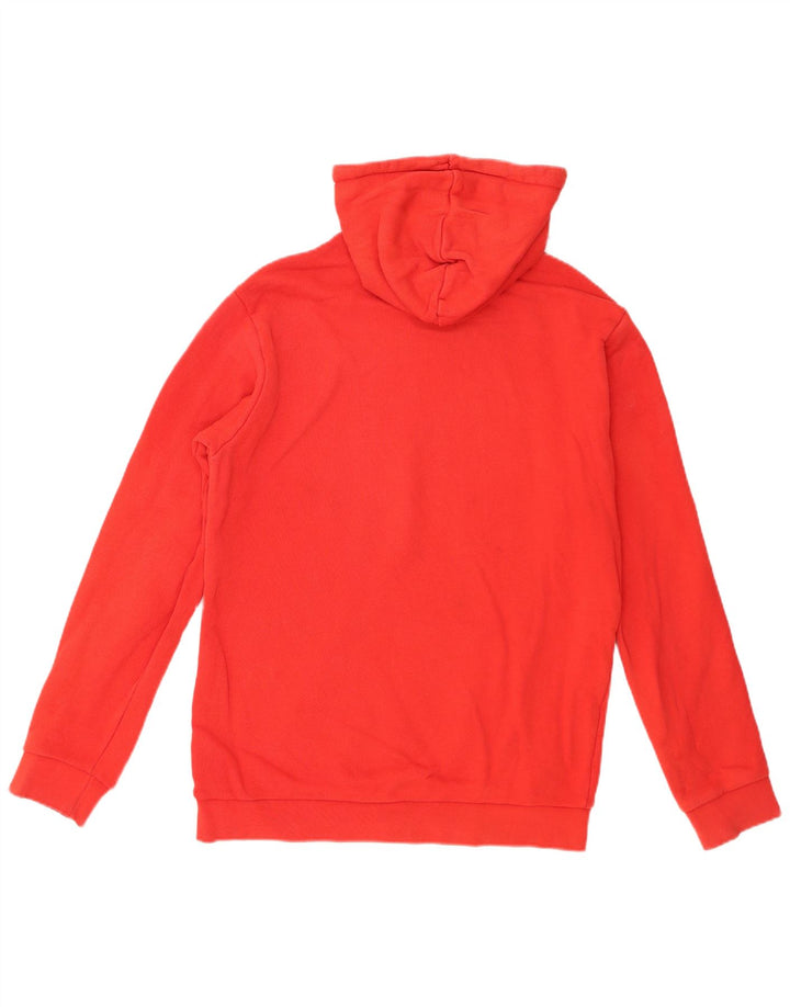 Adidas Mens Graphic Hoodie Jumper Médio Algodão Vermelho