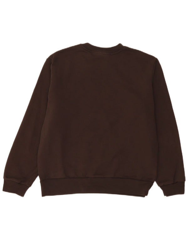 Moletom masculino Lacoste Classic Fit tamanho 5 grande algodão marrom