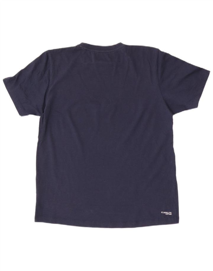 Adidas Camiseta Masculina Graphic Top Médio Algodão Azul Marinho