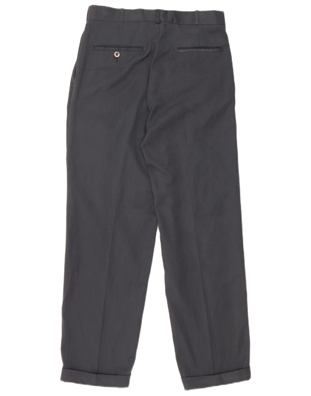 Calça masculina Farah Pegged Suit W30 L28 poliéster azul marinho