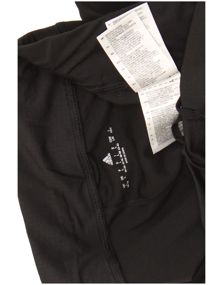 ADIDAS Calça Capri Feminina UK 16/18 Grande Poliéster Preto