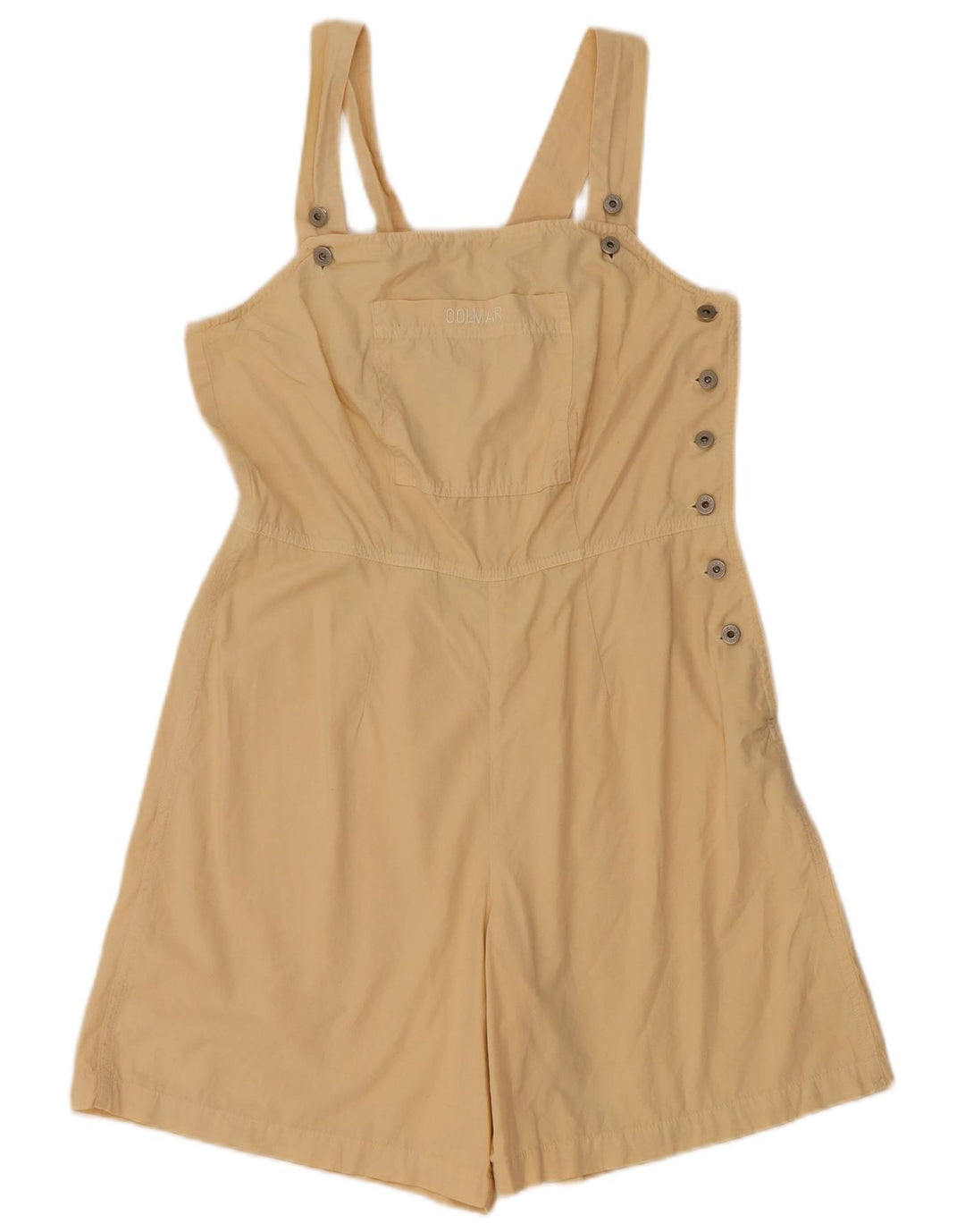 Colmar feminino sem mangas playsuit IT 42 algodão bege médio