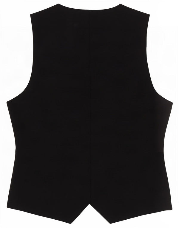 Colete feminino Wallis Petite UK 12 poliéster preto médio