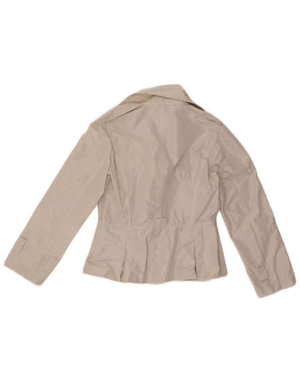 Marella Womens Double Breasted Blazer Jacket UK 12 Medium Off White