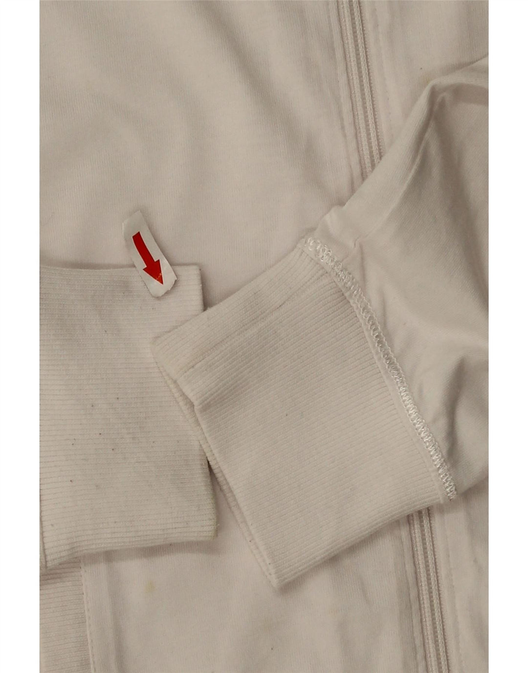Lotto Womens Tracksuit Top Jacket UK 10 Pequeno Branco