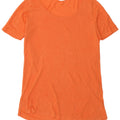 Camiseta feminina grande Fat Face UK 10 pequena laranja