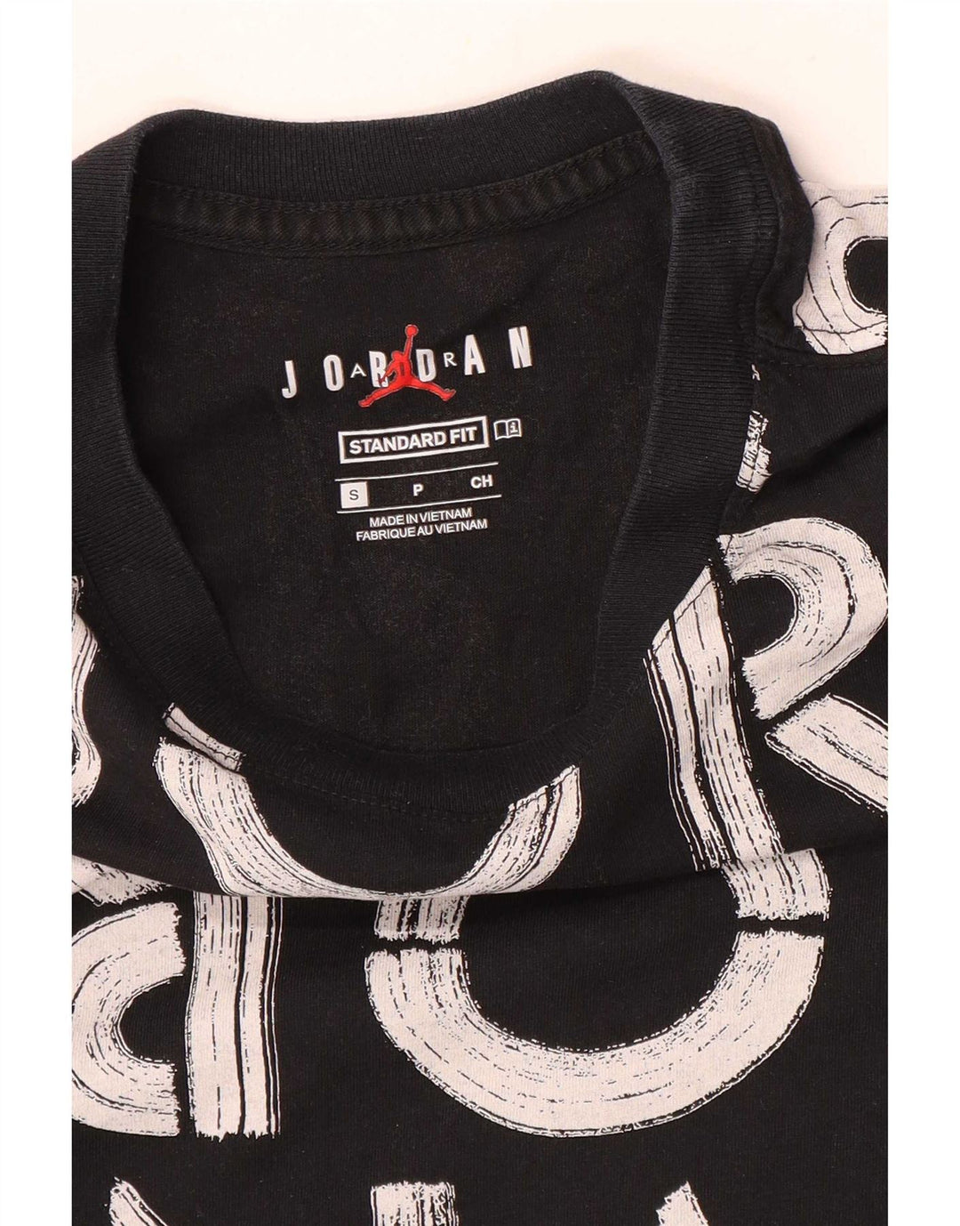 Camiseta Jordan Masculina Standard Fit Graphic Top Pequeno Preto
