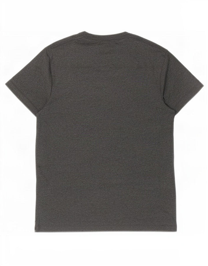 Camiseta masculina French Connection Top grande algodão cinza