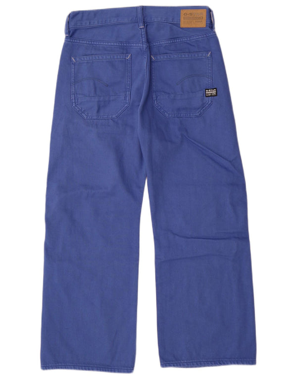 Calça jeans masculina cargo larga G-Star W25 L28 algodão azul