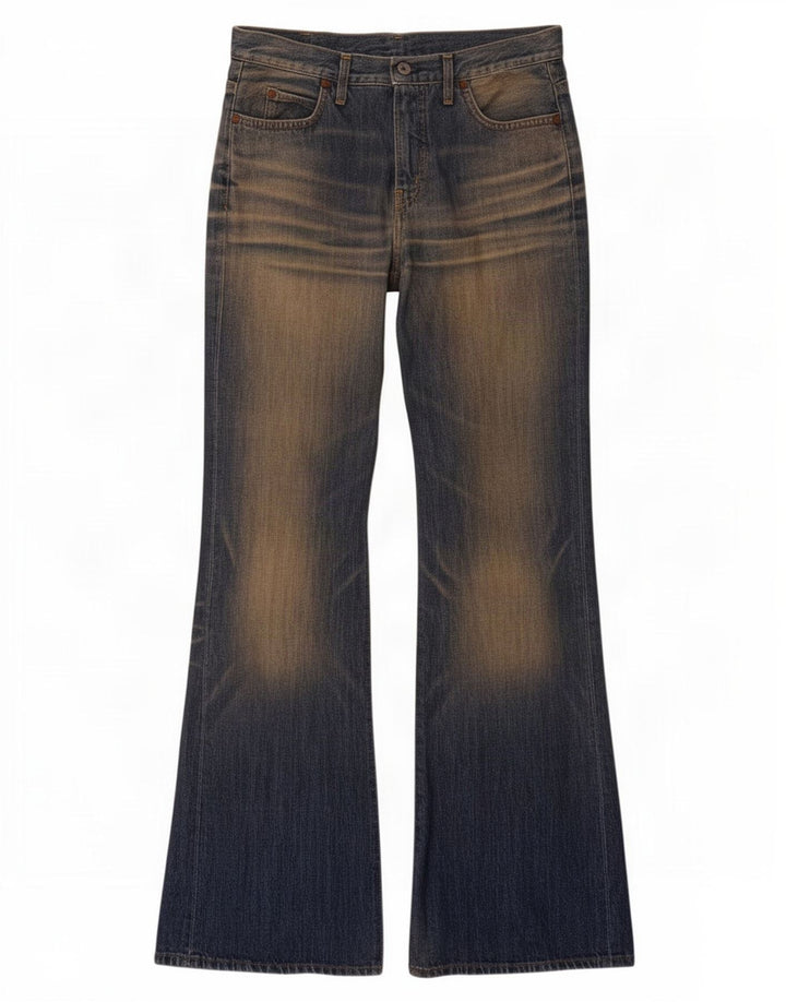 Jeans feminino Bootcut Levi's W28 L32 algodão azul marinho