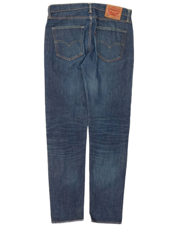 Calça jeans masculina Levi's 512 Slim Tapered W33 L34 azul algodão