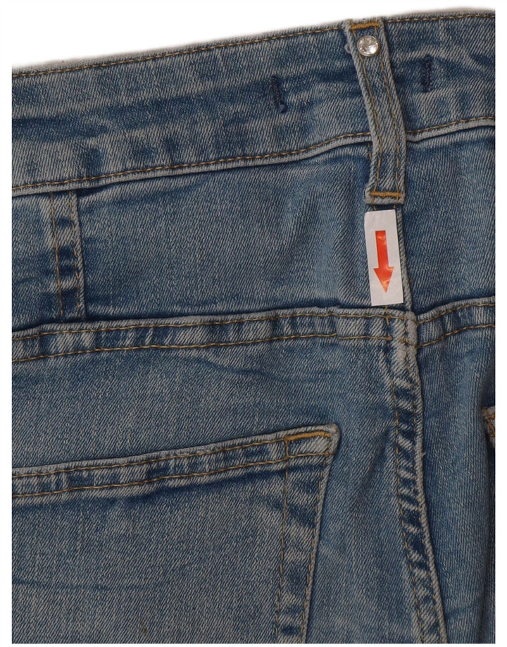 Liu Jo Jeans Skinny Feminino W28 L27 Azul Geométrico