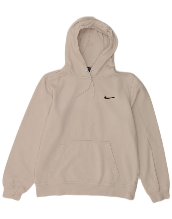 Nike Mens Hoodie Jumper Médio Branco