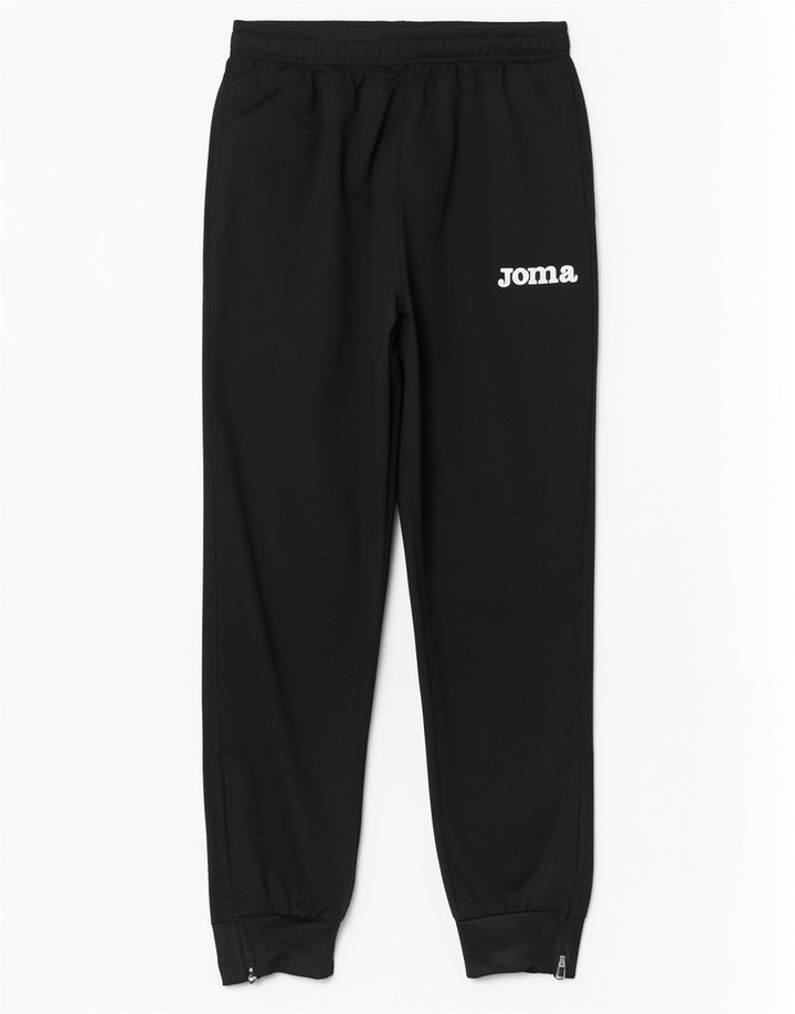 Calça de treino masculina Joma Joggers médio preto poliéster esportivo