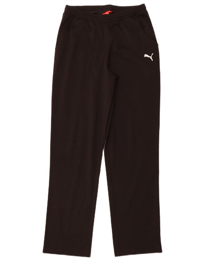 Calça de treino masculina PUMA pequena poliéster preta