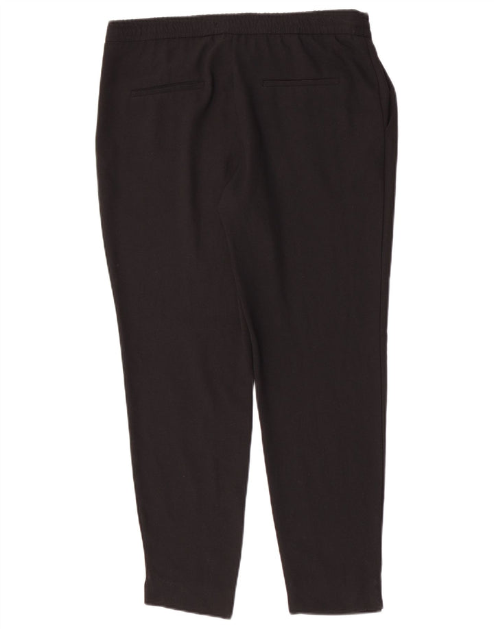 Calça Chino Slim Feminina Zara Pequena W30 L27 Poliéster Preto