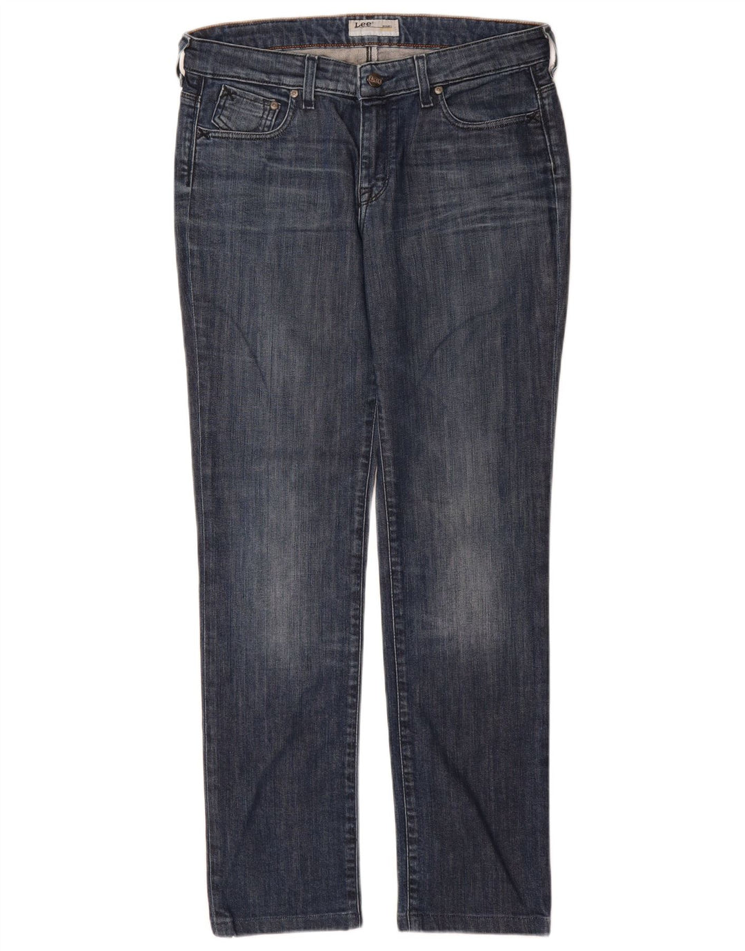 Lee Womens Rice Slim Jeans W31 L30 Azul Algodão