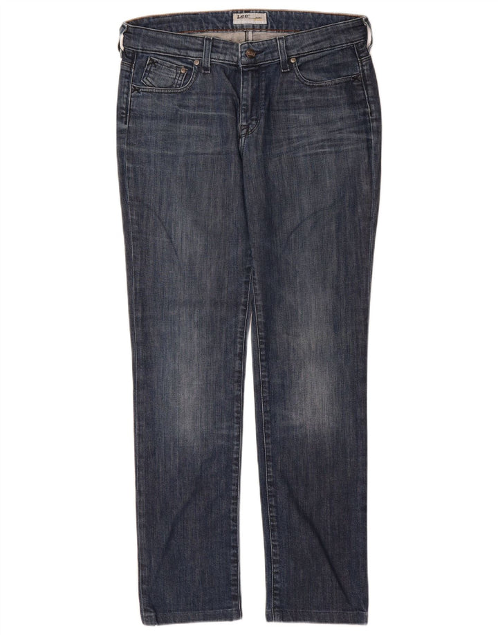 Lee Womens Rice Slim Jeans W31 L30 Azul Algodão