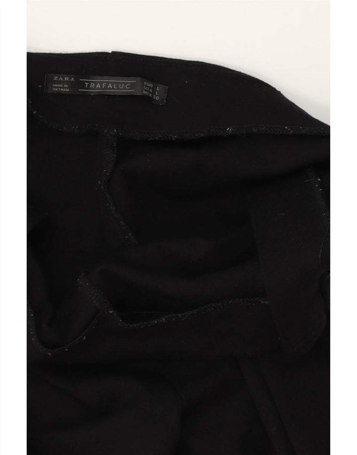ZARA Womens Trafaluc Leggings UK 14 Grande Preto