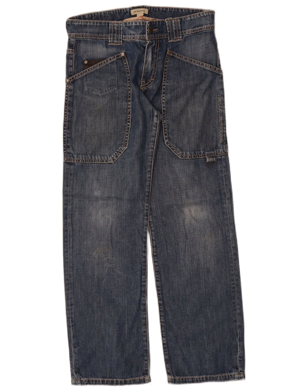 Jeans retos Burberry Boys 11-12 anos W26 L27 Azul marinho