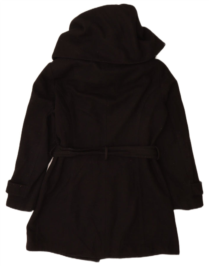 Sobretudo feminino Zara UK 20 2XL lã preta