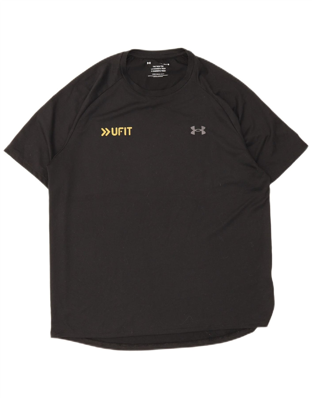 Camiseta gráfica masculina Under Armour grande preta