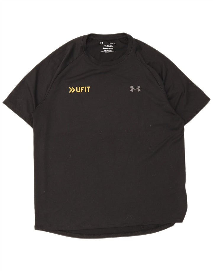 Camiseta gráfica masculina Under Armour grande preta
