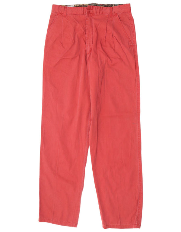 Calça Chino Masculina Leader IT 48 Médio W32 L33 Algodão Vermelho