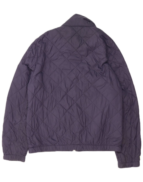 Jaqueta acolchoada masculina Superdry UK 44 2XL poliéster azul marinho